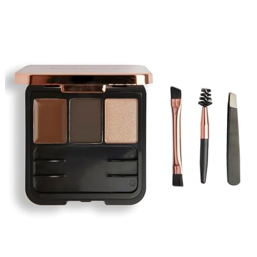Revolution Beauty London Kit para Esculpir Cejas Oscuro, 2,2g
