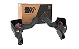 K&N Cold Air Intake System: High-Flow Air Filter, Increase Performance & Acceleration: Compatible with 2024-2025 Ford: Mustang, 63-2626
