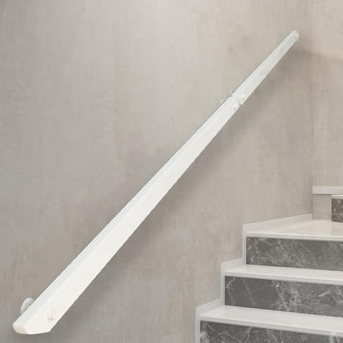 Barre de support murale en bois pour prévenir les chutes en escalier - 4