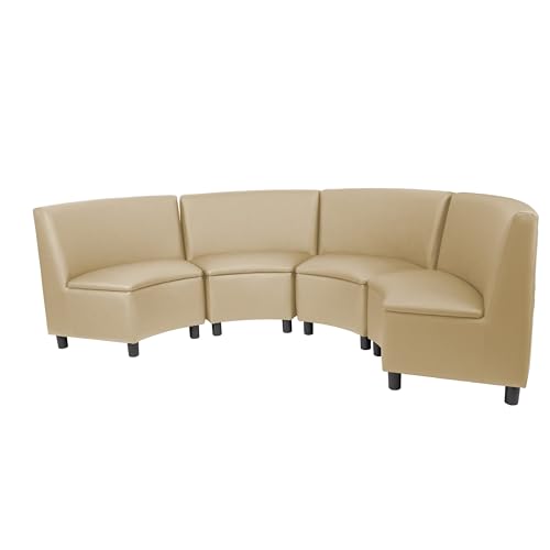 Image of FDP Kid Comfort Collective Modular Wedge Chairs, 4-Pack - Sand