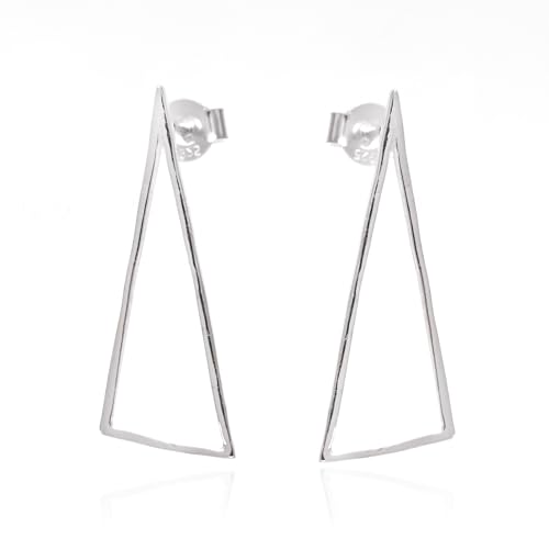 Boucles d'oreilles pendantes argent 925 massif pour femme chic