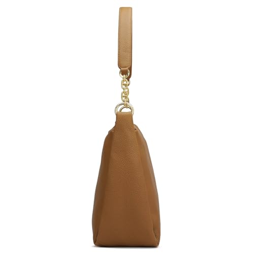 Image of Da Milano Leather Brown Leather Hobo (Medium)