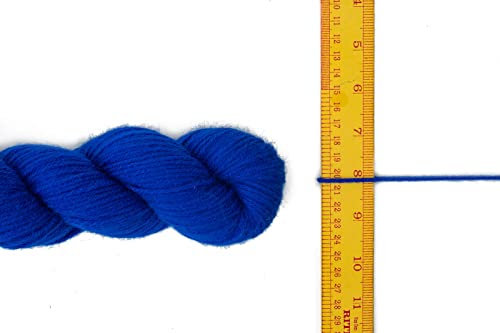 Image of Wool Pastel Color Acrylic Hand Knitting Yarn (Royal Blue) (Hanks-150Gms)