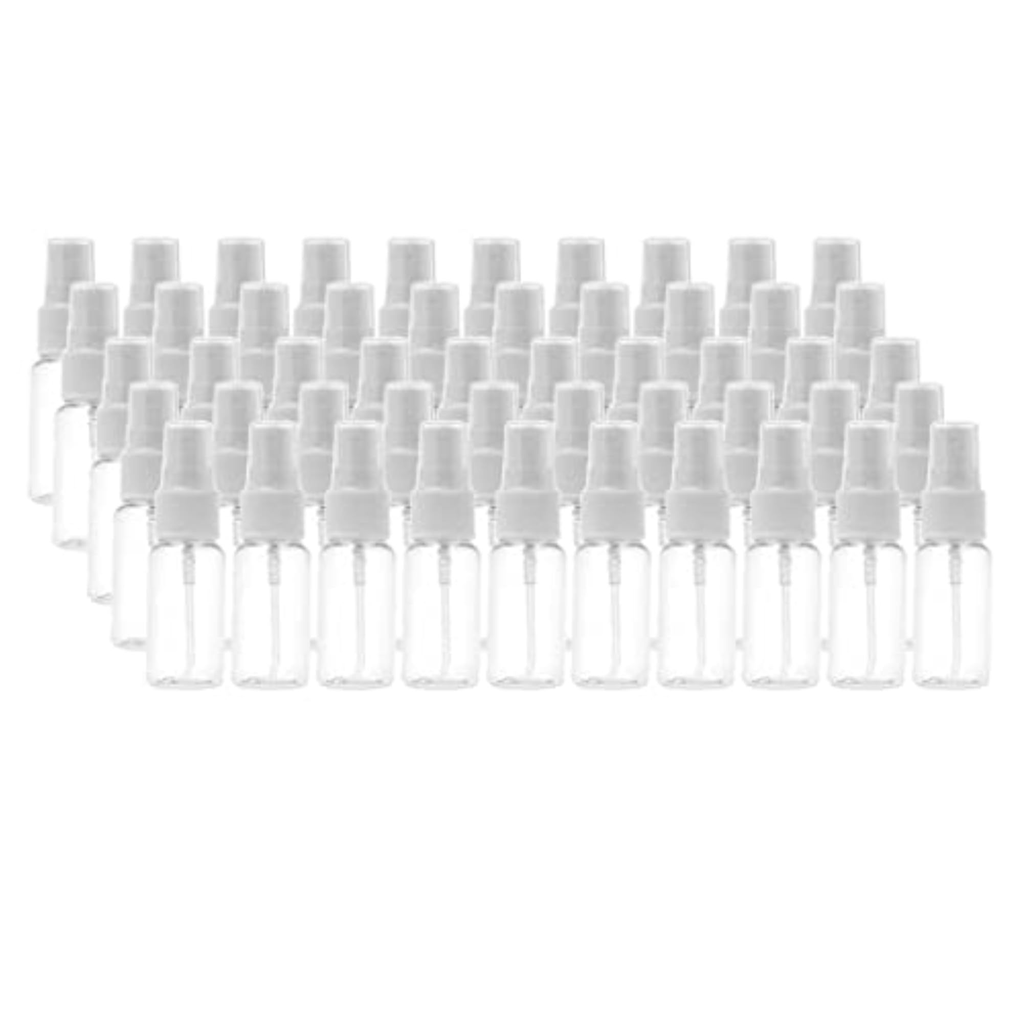 50x Transparent Refillable Empty Atomizer Fine Mist Sprayer