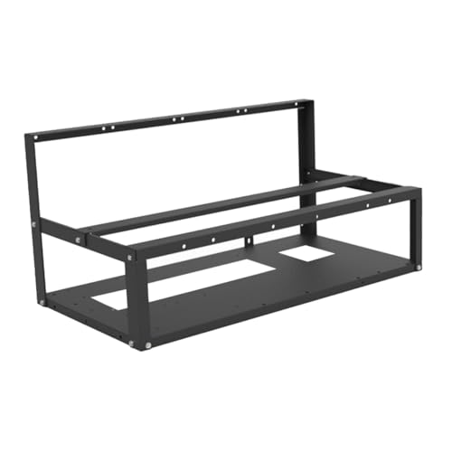 Soporte abierto para GPU para minería con estructura de acero resistente miniatura 1
