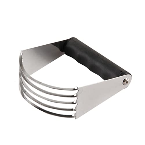 HOMOBABE Couteau à Pâtisserie Acier Inoxydable Mélangeur de Pâte Professionnel pour Cookies Gâteaux et Muffins avec Lames Efficaces Outil de Cuisine Pratique pour Pâtissiers