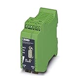 PHOENIX CONTACT PSI-MOS-PROFIB/FO 660 T LWL-Konverter mit integrierter Optischer Diagnose und Alarmkontakt für PROFIBUS bis 12 MBit/s, T-Koppler, 660 nm Wellenlänge, Grün