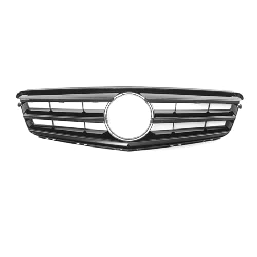 Calandre W204 pour Benz Classe C 2008-2014 look GTR noir brillant