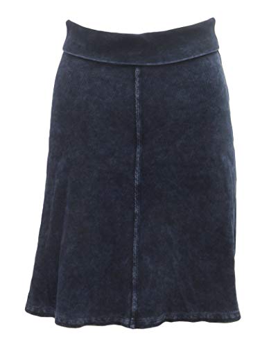 Hardtail junior ribbed rolldown knee skirt style cs-88 (dark deni…