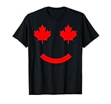 Photo Gallery felice canada giorno camicia divertente sorriso canadese bandiera acero maglietta Photo Gallery felice canada giorno camicia divertente sorriso canadese bandiera acero maglietta