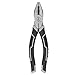 Acouto Professional Electrician Plier Set - Metal Combination Wire Cutter with NonSlip Grip for Craftsmen, Engineers, and Electricians (Lineman Plier)