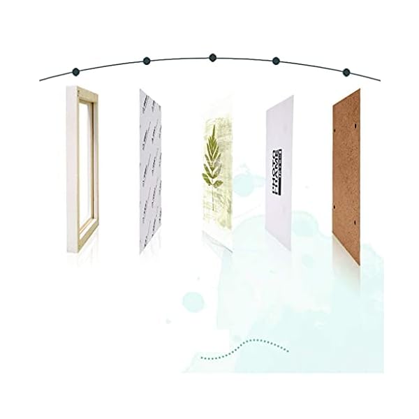 LLC- SUDA Wanddeko Metall, Fotowand Massivholz Fotorahmen Foto Wand Wohnzimmer Dekoration Hintergrund Wandbild Wand… – Bild 8