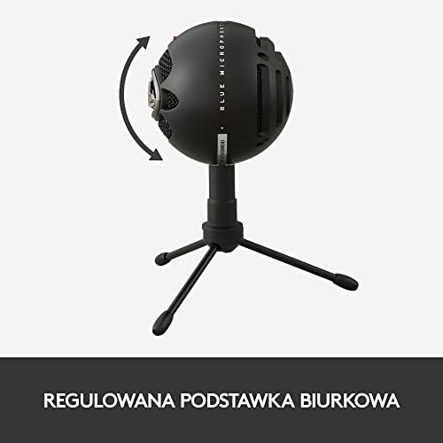 Logitech For Creators Blue Snowball Mikrofon, Czarny, USB