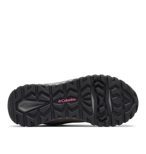 Columbia Columbia Women's Burnsider Waterproof Hiking Boot, Wet Sand/Rosette, 5