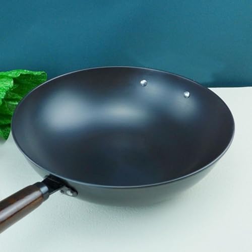 Wok de hierro resistente para uso doméstico miniatura 7