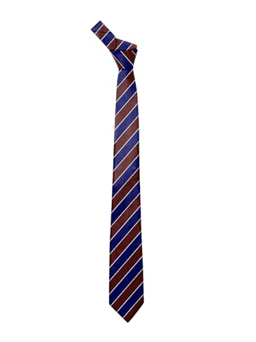 Image of BLACKSMITH Black & Grey Stripe Neck Tie for Office Wear, Formal Ties for Men - 3 inch Smart Width Necktie