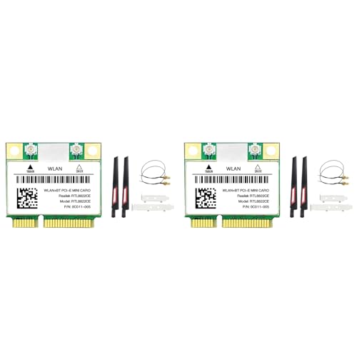 Carte WiFi RTL8822CE double bande et kit antenne pour PC portable