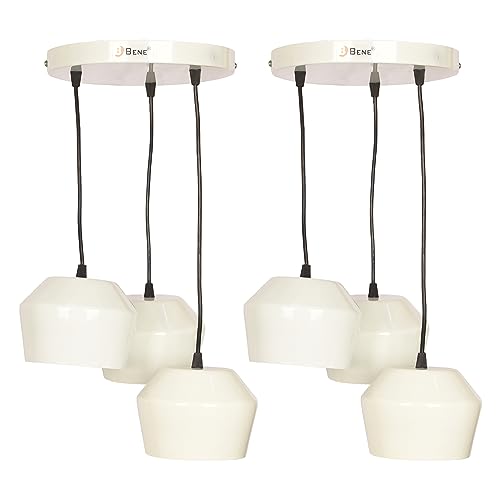 Image of Genoa Hanging Light MS 25 cm, (White, Pack of 2 Pc)