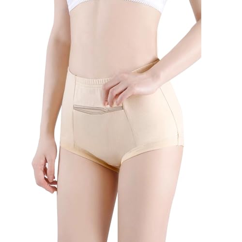 Catálogo de Braguitas y culottes para Mujer disponible en línea para comprar. 47 RENQIDD Paquete de 3 Bolsillo Ropa Interior para Mujer Cintura Alta Viaje Bragas Antirrobo Braguitas Cremallera Frontal Calzoncillos(3X-Large)