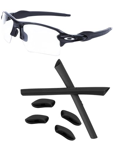 Image of Replacement Nose Pads Ear Socks Rubber Kits for Oakley Flak 2.0 OO9295 /Flak 2.0 XL OO9188 /Flak 2.0 Asian Fit OO9271