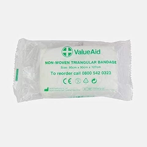 Value Aid Non-Woven Triangular Bandage - Essential First Aid Cover