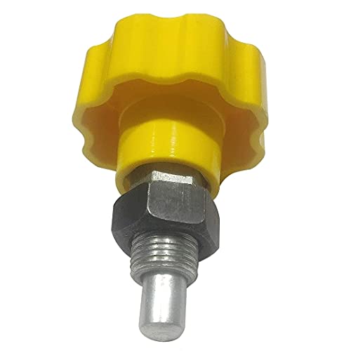 Mount Hood Gym Machine Round Shape Spring Cature 8-MM Pin Noob Length with Pull Knob, nut