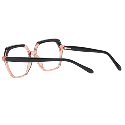Image of Oversized Blue Light Glasses for Women Men, Anti Eye Strain Computer Glasses for Reading /Gaming