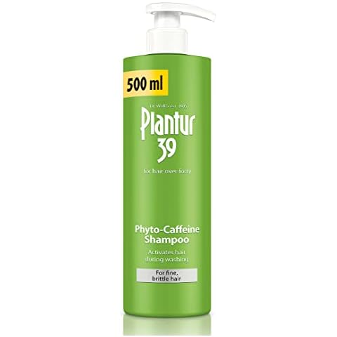 Plantur 39 Caffeine Shampoo 500ml with Dispenser Prevents and Reduces Hair Loss | For Fine Brittle Hair | Unique Galenic Formula Supports Hair Growth | Women Hair Care Made in Germany Cover