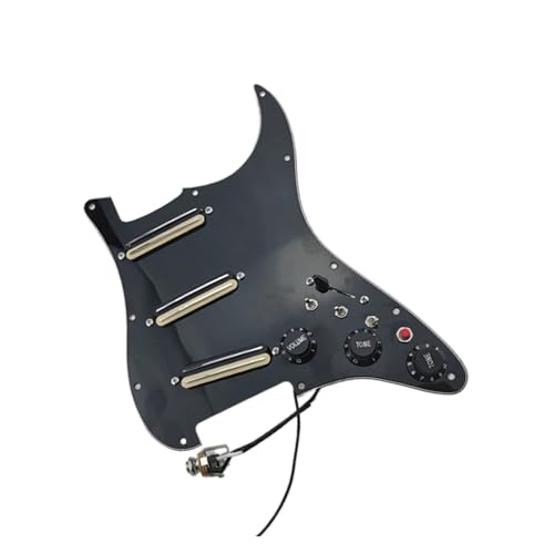 Ramassage pickguard pré-câblé SSS avec mini bobine multifonctionnelle haut rendement