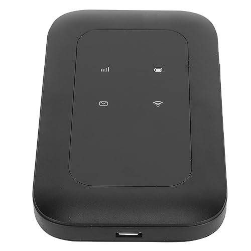 Image of Portable 4G Wireless LTE Router LED Smart Screen 150Mbps Download SIM Card Slot 10 Devices Share for Phone Laptop Tablet 2100mAh Battery