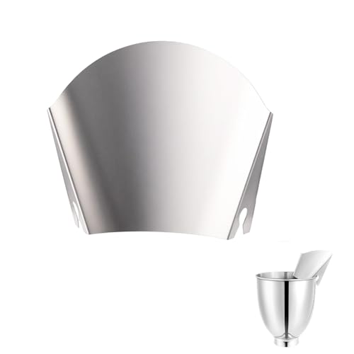 Stand Mixer Accessories, Pouring Chute Attachment for Mixing Bowls, Stainless Steel Splatter Guard for Professional Baking and Cooking