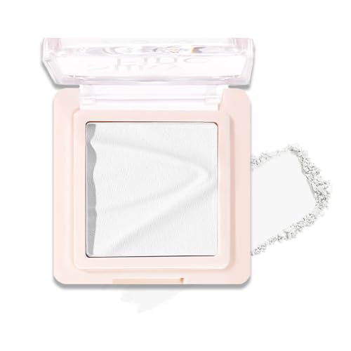 Image of Contour & Highlighter Palette - Nude Pink Beige White Clear Natural Brightening, Non-Cakey Satin Finish for Flawless Sculpting (03# Clear White)