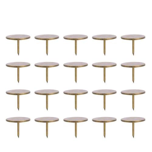 Clavos para tapicería 100 pcs, fácil instalación para sofá, cesta, artesanías, caja de joyería y puerta de madera miniatura 1
