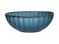 Casa Domani Solare Round Serving Bowl 22 x 8 cm Azure