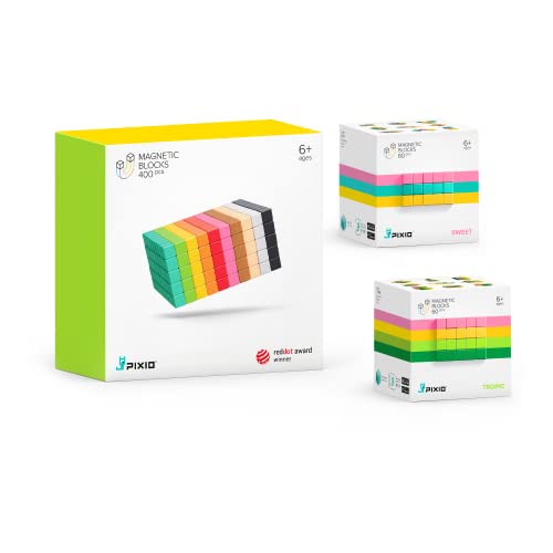 Pixio Mega Bundle Magnetic Building Blocks For Kids & Adults - Magnetic Blocks Building Toys - Magnetic Cubes Toy Building Sets - Cube Magnets For Kids - Magnetic Blocks For Adults #TOP13