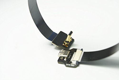 Permanent Black Fpv Hdmi Cable Micro Hdmi Male Interface To Micro Hdmi Female Interface For Gopro Sony A7Rii A7Sii A9 A6300 A6500（Reverse Socket Of A6000） (20Cm) #TOP3