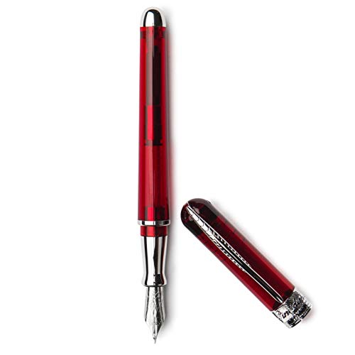Stylo-plume Pineider Avatar UR Demo Rouge Vin transparent avec plume élégante