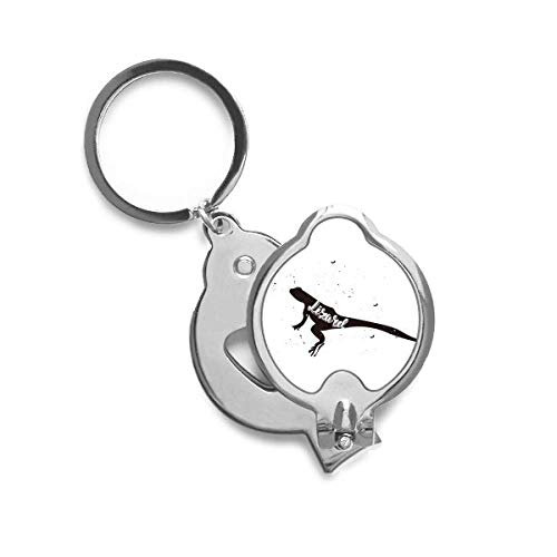 Ongle cutter lézard noir et blanc pour couper des ongles nets sans effort