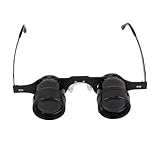 Gugxiom Ferngläser, 10 -Fach Zoom HD -Objektiv Einstellbare Fokusentfernung, Tragbares Fischereiglaskulus für das Anschauen von Sport, Konzerten, Theater, Oper, Fernseher, Sehsicht (Black)