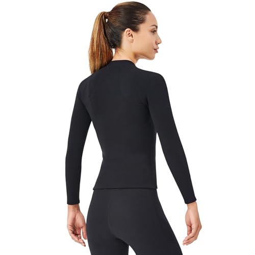 Chaqueta para Buceo con Cremallera Frontal Caliente y Gruesa para Hombre y Mujer para Buceo, Surf y Natación miniatura 3