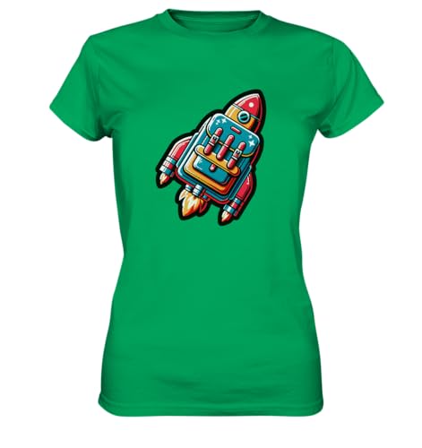 Cartable fusée rentrée des classes solide et t-shirt cintré adulte anti-déformation