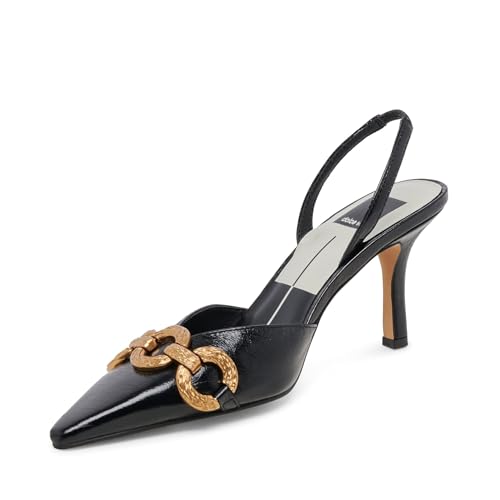 Dolce Vita Womens, Haylee, Midnight Crinkle Patent, 7.5