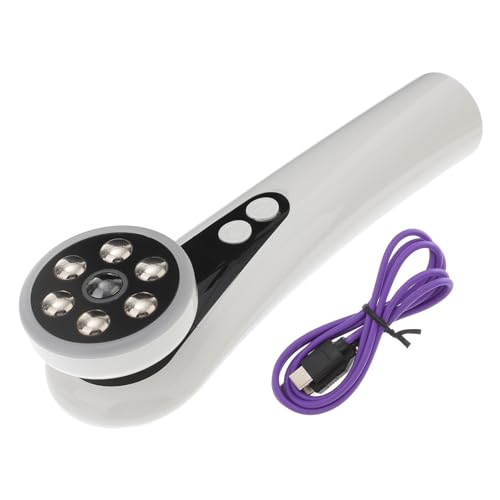 ADOCARN Instrumento de belleza estiramiento facial máscara arruga agente de mudanzas limpiador equipo skincare skin care masajeador facial eléctrico herramienta de masaje facial AbS