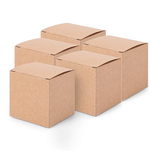 50pcs Brown Gift Box