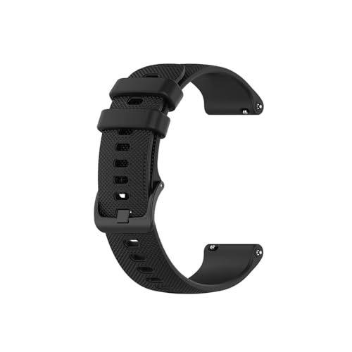 [MEVMEVGNLN] �K�[�~���Ή��V���R���X�g���b�v�AFit For Vivoactive 5/4/3�Ή��A�K�[�~���Ή��X�}�[�g�E�H�b�`�o���h�AFit For Venu 2 2S 3S�Ή�(Black,18mm)