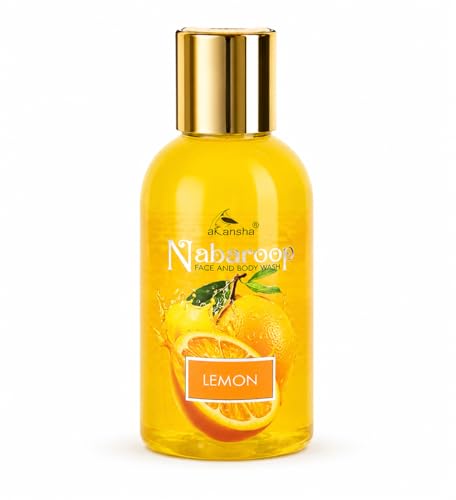 Image of AKANSHA Nabaroop Men's & Women's Ayurvedic Natural Face and Body Wash- 100ml (Lemon)