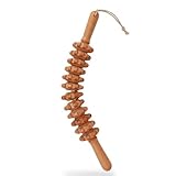 Kalisculpt - Rodillo de Maderoterapia: Masajeador Anticelulítico y Reductor de Madera de Haya | Drenaje Linfático y Eliminación de Toxinas | Ergonómico y Duradero
