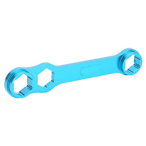 Vbestlife DIY Fishing Reel Wrench Tool, Blue Fishing Reel Care Maintenance Wrench for Fishing Reels