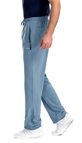 Image of clothin Mens Workout Athletic Pants Elastic-Waist Drawstring Pants for Sport Exercise Travel,Quick-Dry,Stretchy
