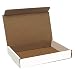 White Cardboard Shipping Box - Pack of 50, 11 x 8.75 x 2 Inches, White, Corrugated Box
